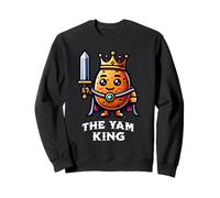 The Yam King Sweet Potato Thanksgiving Funny Side Dish Sweatshirt