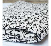 The Yard Fabric Block Printed Indian Fabric Hand Printed Soft Cotton Fabric by The Yard Fabric, Jaipuri Kurti Print Fabric for Summer Dress 5 Yards Multi-Coloured
