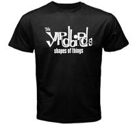 The Yardbirds Shapes of Things Logo Men's T-Shirt Size L Black