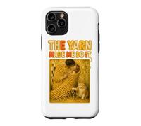 The Yarn Made Me Do It Funny Knitting Crochet Humor Quote Case for iPhone 11 Pro