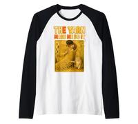The Yarn Made Me Do It Funny Knitting Crochet Humor Quote Raglan Baseball Tee