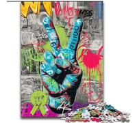 The Yeah Gesture Adult Jigsaws 1000 Pieces Difficult, Challenging Game And Family Play Educational Game for Birthday, Chrismas (50x75cm)