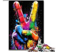 The Yeah Gesture Jigsaw Puzzles for Teenagers 1000, Challenging Game Toys Every Piece Is Unique - Challenging Family Fun Game (50x75cm)
