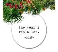 The Year I Ran a Lot - 2025 Running Ornament, Cross Country & Marathon Keepsake, for Runners & Run Buddies
