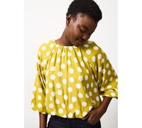 The Yellow Bubble Hem Blouse 6