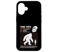 The Yeti Abominable Snowan Size Chart Cryptid Case for iPhone 16