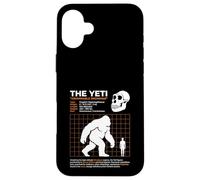 The Yeti Abominable Snowan Size Chart Cryptid Case for iPhone 16 Plus