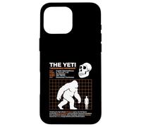 The Yeti Abominable Snowan Size Chart Cryptid Case for iPhone 16 Pro Max