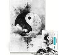 The Yin Yang Clouds 1000 Piece Jigsaw Puzzles for Teenagers Logic Sense Toy Peaceful Fun Smooth Edge Creative Gift (38x52cm)