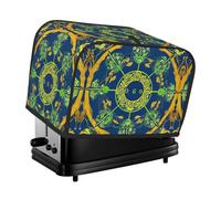 The Yin Yang Totem toaster cover is suitable for 2 small toaster covers with wide slots and comes with a storage pocket to meet diverse baking needs.