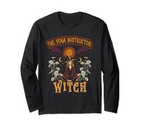 The Yoga Instructor Witch Halloween Long Sleeve T-Shirt