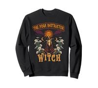 The Yoga Instructor Witch Halloween Sweatshirt