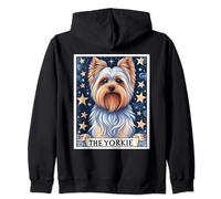 The Yorkie Tarot Card Yorkshire Terrier Dog Lover Men Women Zip Hoodie