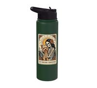 The Yorkshire Terrier Mom Tarot Card Stainless Steel Insulated Water Bottle