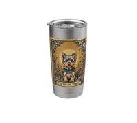 The Yorkshire Terrier Tarot Card Stainless Steel Insulated Tumbler