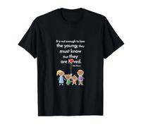 The Young Must Know that They are Loved St. John Bosco Shirt Value Graphic T-Shirt