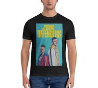 The-Young-offenders-T-Shirt-Mens-Graphic-t-Shirts-Men-Clothings Black BlackXXL