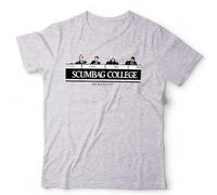 The Young Ones Scumbag College Collage Unisex T-Shirt Funny Retro University Challenge Tee - XL Grey