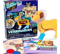 The Young Scientists Club Future Veterinarian Career Kit 10+ Activities Includes Interactive Learning Guide Foam Dog & Secret Message Viewers Ani