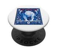 The Yule Cat Icelandic Christmas Legend Dark Folklore Design PopSockets Adhesive PopGrip