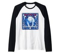 The Yule Cat Icelandic Christmas Legend Dark Folklore Design Raglan Baseball Tee