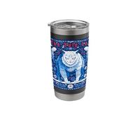The Yule Cat Islandic Christmas Legend Dark Folklore Design Stainless Steel Insulated Tumbler