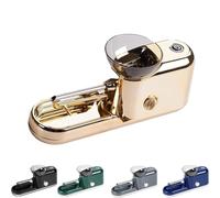 The Za Machine, Lorivu Automatic Roller, Electric Grinder 8/6.5mm Tube, The Za Roller, The Snooproll Machine, Snoop Rolling Machine, Automatic Portable Herb Grinder (Gold,6/8mm)