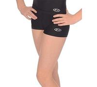 the zone Black Matt Hipster Gymnastics Dance Shorts Z2000M (Black, 28 (7-8 years))