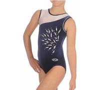 The Zone Eclipse Sleeveless Gymnastics Leotard 30 Navy