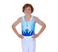 The Zone Gymnastics Leotard Blizzard Boys/Mens Sublimated Print Leotard
