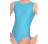 the zone sleeveless, round neck Cadence gymnastics leotard Z103CAD (Kingfisher, 32 (11-12 years))