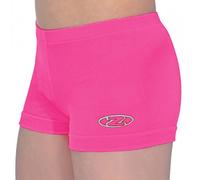 the zone Smooth Velour Hipster Gymnastics Dance Shorts Z2000 (Candy, 30 (9-10 years))