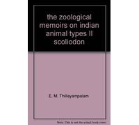 the zoological memoirs on indian animal types II scoliodon