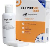 Thea Blephasol Duo Eyelid Hygiene 100ml Lotion 100 Pads Bundle for Blepharitis