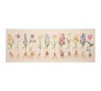 Thea Gouverneur - Counted Cross Stitch Kit - Bulbs - Linen - 32 Count - Embroidery Kit for Adults - DMC Embroidery Threads and Other Cross Stitch Supplies Included - 1087