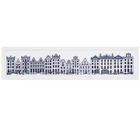 Thea Gouverneur - Counted Cross Stitch Kit - City Street Amsterdam - Aida - 16 Count - Embroidery Kits for Adults - Crafts - DMC Embroidery Threads and Other Cross Stitch Supplies Included - 873A
