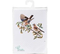 Thea Gouverneur - Counted Cross Stitch Kit - Jays - Aida - 18 Count - Embroidery Kit for Adults - DMC Embroidery Threads and Other Cross Stitch Supplies Included - 2022A