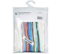 Thea Gouverneur Cross Stitch Kit, Linen, Multi-Colour, 32 x 58cm
