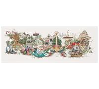 Thea Gouverneur Cross Stitch Kit, Multi-Colour, 44x39cm