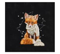 Thea Gouverneur Hey There Foxy Lady on Aida/Country Counted Cross Stitch Kit, Assorted, Multi-Colour, 27.94 x 21.08 x 0.64 cm