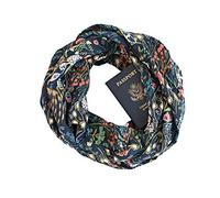 Thea ~ Infinity Scarf w/Secret Zipper Pocket, Spring Travel Scarf, Made in U.S.A., Navy, Green, Pink, Orange, Yellow, infinity