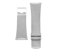 Theage 30mm Screwing Stainless Steel Watch Strap Replacement for Skagen (Silver)