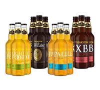 Theakstons Mixed English Beer & Ale 12 Pack | 12 x 500ml Beer Bottle Multipack Taster Selection | 3x Old Peculier | 3 x Pale Ale | 3 x XB Ruby Ale | 3 x Lightfoot Blonde Ale