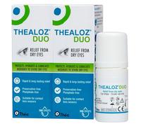 Thealoz Duo Dry Eye Drops, Preservative-Free Dry Eye Relief, 10ml (2 Pack)