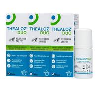 Thealoz Duo Dry Eye Drops, Preservative-Free Dry Eye Relief, 10ml (3 Pack)