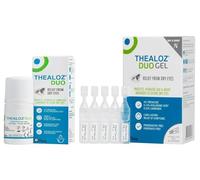 Thealoz Duo & Duo Gel Eye Drops Bundle | Day & Night Dry Eye Relief | Long-Lasting Hydration | Preservative-Free