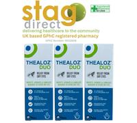 Thealoz Duo Eye Drops 10ml - Triple Pack - For Dry Eyes - Long Expiry