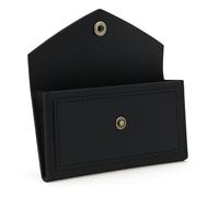 TheAntiq Genuine Leather Wallets for Women Stylish Money Bag Leather Cash Envelope Wallet & Mobile Holder Travel Money Pouch for Cash Small Money Bag for Cash Budgeting Currency Holder Black 8x4inches