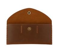 TheAntiq Leather Currency Pouch, Money Bag, Credit Card Wallet, Genuine Leather Currency Organiser For Men & Women, Dollar Bills Organiser, Money Pouch, Cash Bag- Handmade, Brown, 8x3.5 inches, Snap