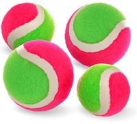 Theaque 4 Pcs 2 Size Toss and Catch Ball Game Replacement Balls Catch Balls Set, 2.5 inches and 1.8 inches